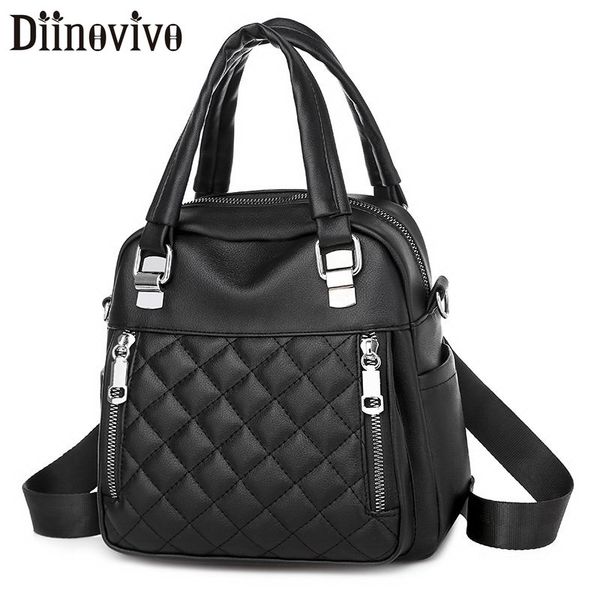diinovivo solid multifunction backpack women pu leather handbags shoulder bags girls new lozenge messenger bag female whdv1457
diinovivo solid multifunction backpack women pu leather handbags shoulder bags girls new lozenge messenger bag female whdv1457