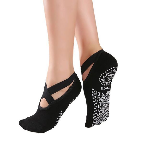 fitness women yoga socks anti slip bandage sports gym yoga exercise dance socks ladies girls ballet dance sock slippers, Black
fitness women yoga socks anti slip bandage sports gym yoga exercise dance socks ladies girls ballet dance sock slippers, Black