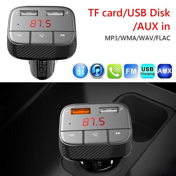 bluetooth 5.0 fm transmitter built-in microphone hands car kit tf card u disk mp3 music player usb charger car electronics
bluetooth 5.0 fm transmitter built-in microphone hands car kit tf card u disk mp3 music player usb charger car electronics