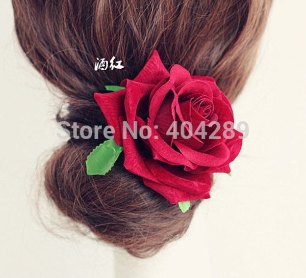 24pcs/lot artificial velvet rose flower brooch hair clips bridal wedding party woman flower hair fascinator, Golden;white
24pcs/lot artificial velvet rose flower brooch hair clips bridal wedding party woman flower hair fascinator, Golden;white