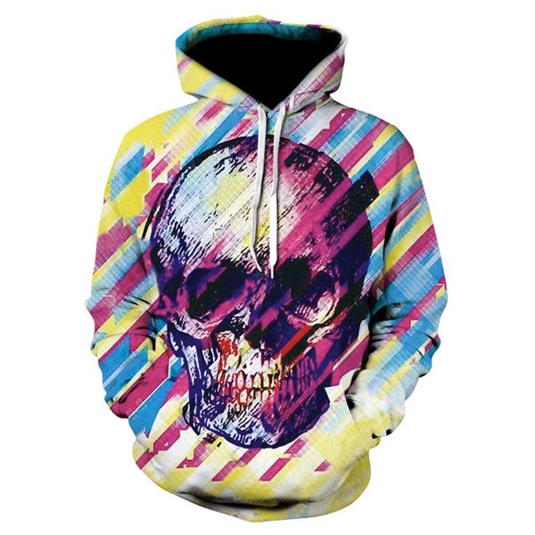 striped skull print hoodie for men and women casual fun hoodie street sweatshirt hip hop harajuku men's pullovers, Black
striped skull print hoodie for men and women casual fun hoodie street sweatshirt hip hop harajuku men's pullovers, Black