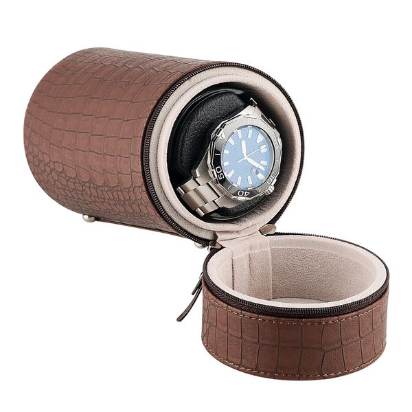 fashion black/brown crocodile pattern leather box case cylinder mute automatic watch winder distributed usb cable rotatory, Black;blue
fashion black/brown crocodile pattern leather box case cylinder mute automatic watch winder distributed usb cable rotatory, Black;blue