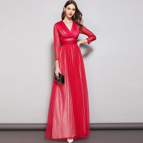 new collection womens evening party prom v neck long sleeves ruched waist layered elegant maxi fashion dresses, White;black
new collection womens evening party prom v neck long sleeves ruched waist layered elegant maxi fashion dresses, White;black