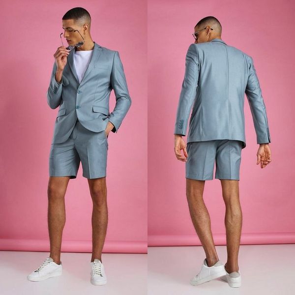 summer short men suit 2 pieces slim fit two button groom wear formal prom party wear blazer(jacket+pants), Black;gray
summer short men suit 2 pieces slim fit two button groom wear formal prom party wear blazer(jacket+pants), Black;gray