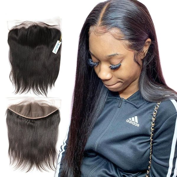 8- 30 inch part human hair lace frontal straight virgin hair pre plucked hairline with baby hair 13x4 lace frontal closure, Black 
8- 30 inch part human hair lace frontal straight virgin hair pre plucked hairline with baby hair 13x4 lace frontal closure, Black