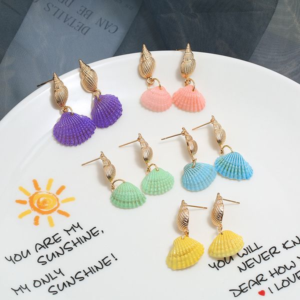 golden shell ear nail alloy shell earrings for women ethnic geometric sign dangle statement earring fashion jewelry eh4288, Silver
golden shell ear nail alloy shell earrings for women ethnic geometric sign dangle statement earring fashion jewelry eh4288, Silver