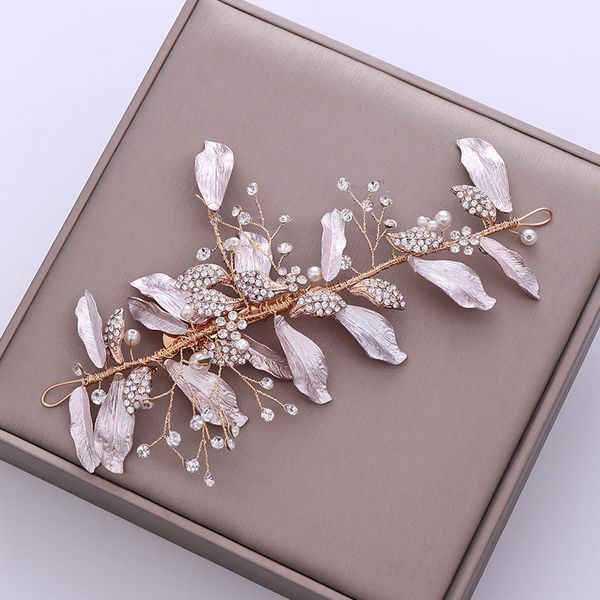 forseven gold floral leaf crystal rhinestones bridal bride wedding headband women girl dating prom party hair jewelry hairpins, Golden;white
forseven gold floral leaf crystal rhinestones bridal bride wedding headband women girl dating prom party hair jewelry hairpins, Golden;white