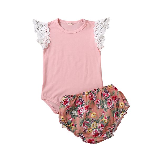 2020 summer toddler baby girl clothes lace short sleeve pink romper floral print mini shorts outfits, White
2020 summer toddler baby girl clothes lace short sleeve pink romper floral print mini shorts outfits, White