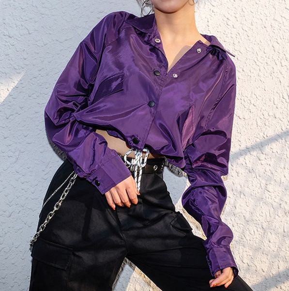 7mang 2019 spring women purple cropped jacket streetwear loose short coat ladies lapel long sleeve outerwear 1223, Black;brown
7mang 2019 spring women purple cropped jacket streetwear loose short coat ladies lapel long sleeve outerwear 1223, Black;brown