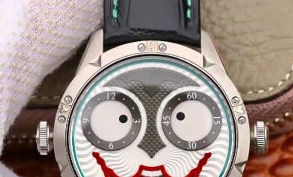 luxury mechanical watch for men 42mm joker smiley automatic watches mens chaykin moon phase leather wristwatches, Slivery;brown
luxury mechanical watch for men 42mm joker smiley automatic watches mens chaykin moon phase leather wristwatches, Slivery;brown