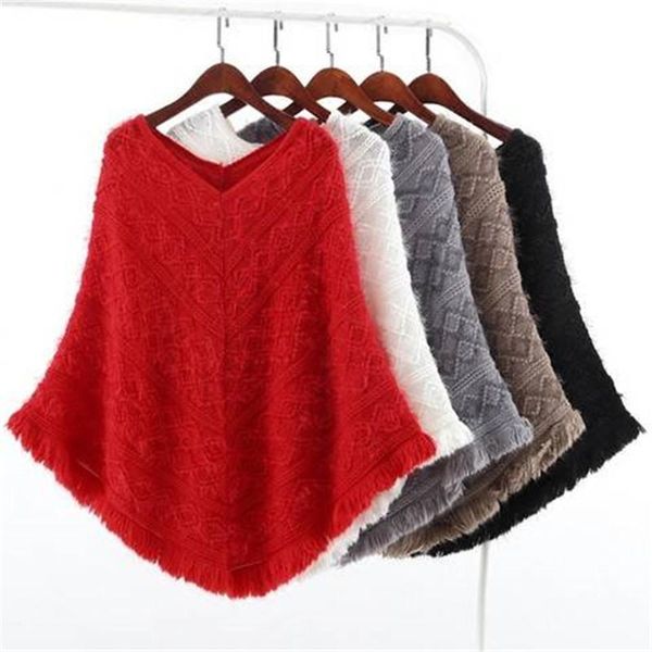 2019 spring autumn new women solid batwing sleeve tassel oversize knit shawls coat femme tricot pullover poncho knitwear k156, Black
2019 spring autumn new women solid batwing sleeve tassel oversize knit shawls coat femme tricot pullover poncho knitwear k156, Black