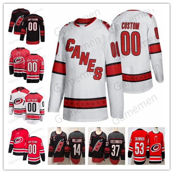 Custom Andrei Svechnikov Carolina Hurricanes 23 Brock McGinn 22 Brett Pesce Petr Mrazek Ice Hockey Jersey 2019 New stitched mens Jersey
Custom Andrei Svechnikov Carolina Hurricanes 23 Brock McGinn 22 Brett Pesce Petr Mrazek Ice Hockey Jersey 2019 New stitched mens Jersey