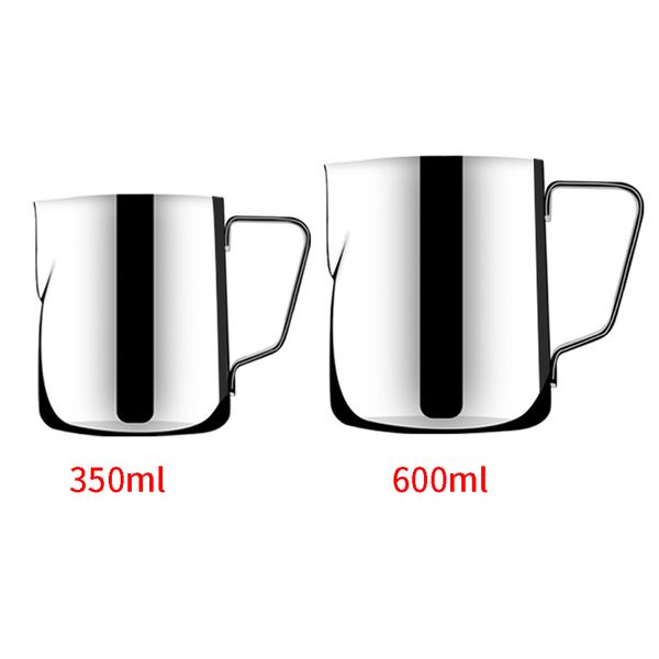coffee cup jug silver with scale latte art barista milk frothing pitcher anti scald kitchen gift office stainless steel tool
coffee cup jug silver with scale latte art barista milk frothing pitcher anti scald kitchen gift office stainless steel tool