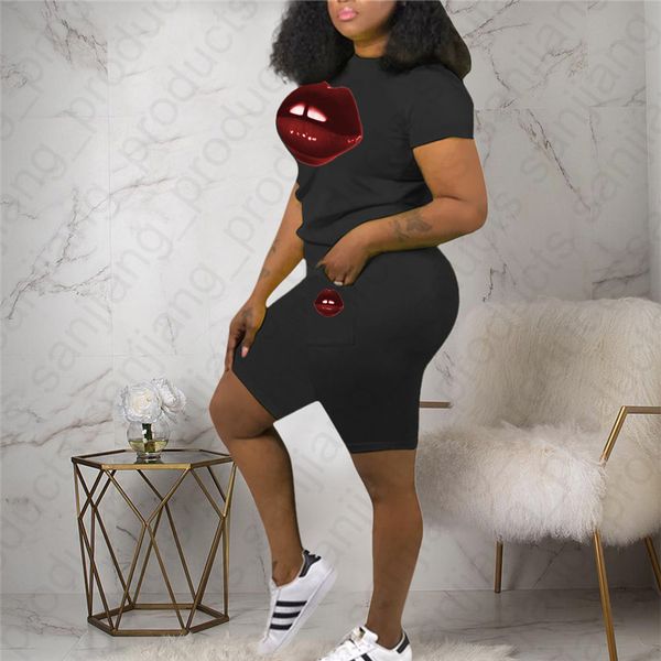 women tracksuit 2 piece shorts sets summer outfits lips print short sleeve t-shirt + shorts pants sweatsuit clothing dhl d41002, White
women tracksuit 2 piece shorts sets summer outfits lips print short sleeve t-shirt + shorts pants sweatsuit clothing dhl d41002, White