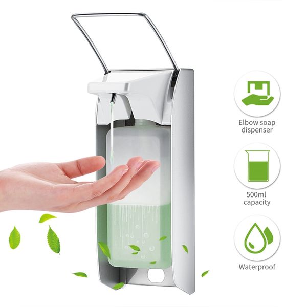 1000ml liquid soap dispenser elbow press disinfectant dispenser wall-mounted soap pumps
1000ml liquid soap dispenser elbow press disinfectant dispenser wall-mounted soap pumps