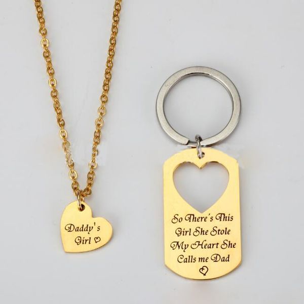 personalized ' so there's this girl she stole my heart 'stainless steel family pendant necklace love between father and daugh, Silver
personalized ' so there's this girl she stole my heart 'stainless steel family pendant necklace love between father and daugh, Silver