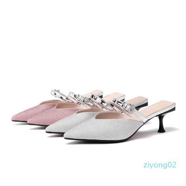 egonery shoes women 2019 summer new fashion high thin heels women slipper outside buckle pointed toe buckle ladies shoes z02, Black
egonery shoes women 2019 summer new fashion high thin heels women slipper outside buckle pointed toe buckle ladies shoes z02, Black