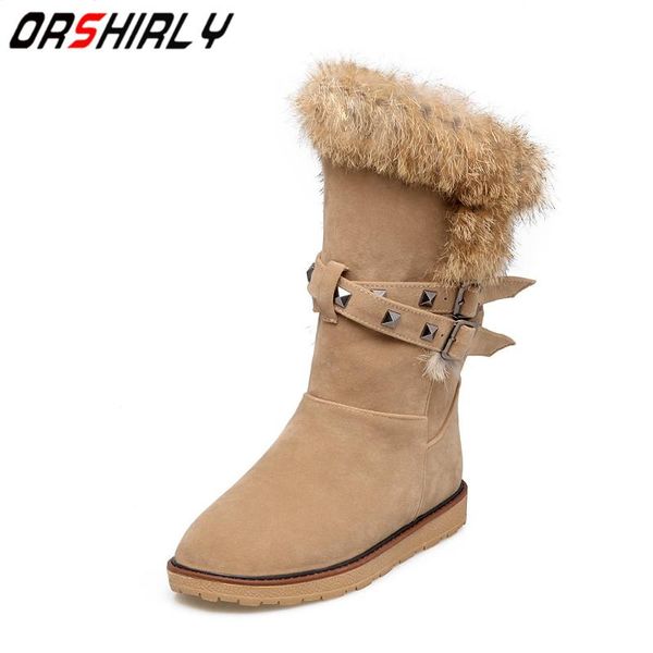 orshirly women snow boots nubuck warm fur mid-calf round toe winter shoes handmade for ladies hair sale, Black
orshirly women snow boots nubuck warm fur mid-calf round toe winter shoes handmade for ladies hair sale, Black
