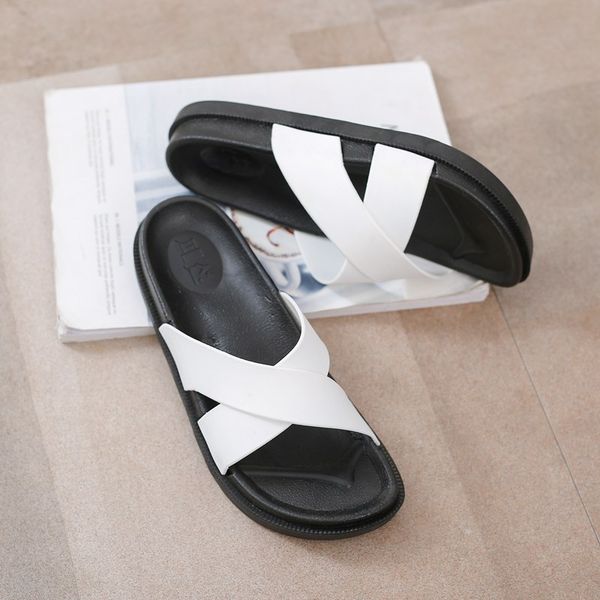 summer slippers men non-slip shoes fashion cross strap outdoor sandals for female thick bottom comfortable beach 2020, Black
summer slippers men non-slip shoes fashion cross strap outdoor sandals for female thick bottom comfortable beach 2020, Black