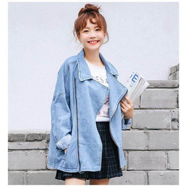 spring autumn women plus size jean jacket woman vintage casual loose denim windbreaker female korean jeans jackets feminine coat, Black;brown
spring autumn women plus size jean jacket woman vintage casual loose denim windbreaker female korean jeans jackets feminine coat, Black;brown