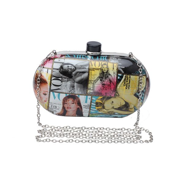 bottle shape clutch chain box women shoulder bags hard day clutches bags wedding party evening bag purse 5 colors wedding party