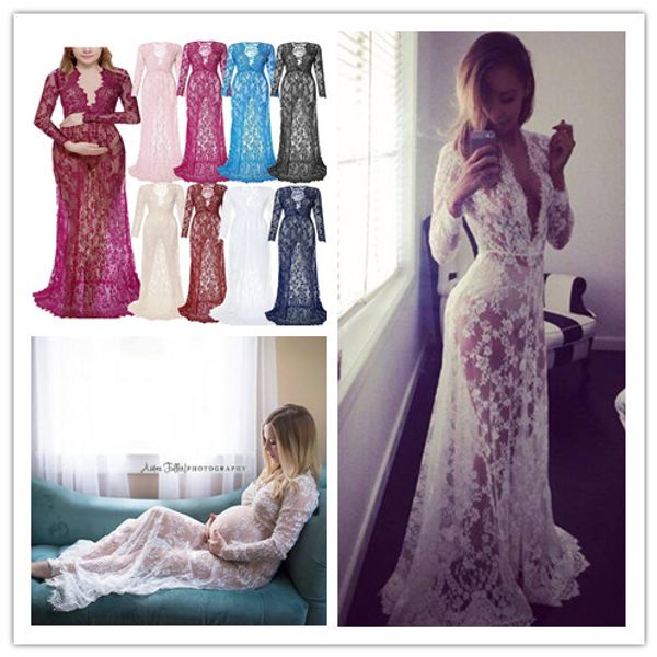long sleeve sheer african nigerian lace prom dress red v neck evening gown maternity dresses 2019, Black
long sleeve sheer african nigerian lace prom dress red v neck evening gown maternity dresses 2019, Black