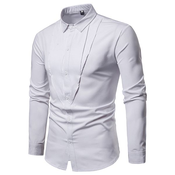 2019 brand dress shirt men long sleeve big size combed cotton casual shirts men formal dress shirt mens clothes, White;black
2019 brand dress shirt men long sleeve big size combed cotton casual shirts men formal dress shirt mens clothes, White;black
