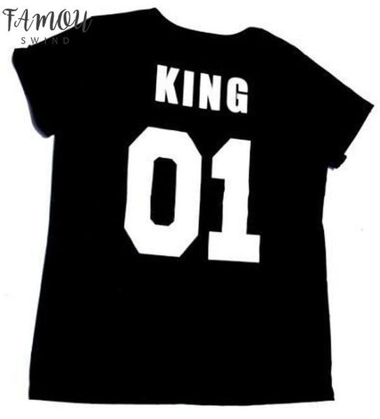 valentine shirts cotton women letter leisure t shirt king queen summer t shirt short sleeve couple clothes plus size 3xl, White
valentine shirts cotton women letter leisure t shirt king queen summer t shirt short sleeve couple clothes plus size 3xl, White