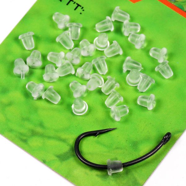 bimoo 50pcs/pack clear soft carp fishing hook sr on sliding hooks holder terminal tackle rubber up set up rig shank bead
bimoo 50pcs/pack clear soft carp fishing hook sr on sliding hooks holder terminal tackle rubber up set up rig shank bead