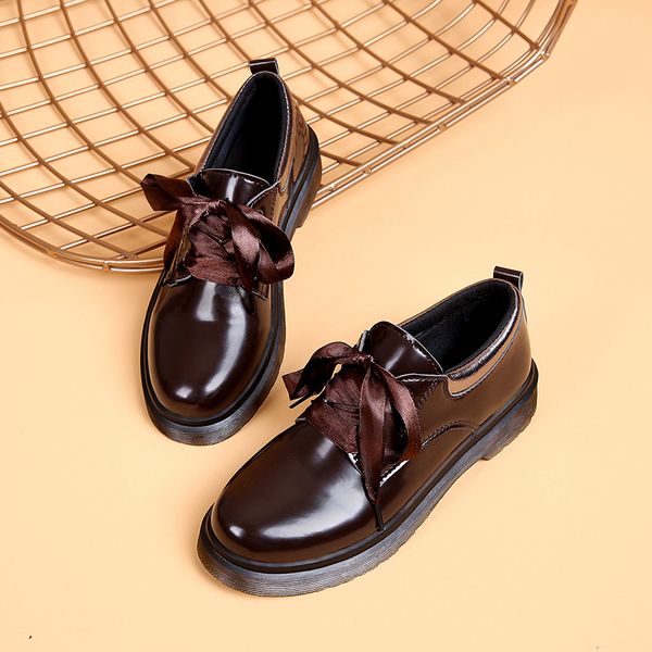 2020 new women's leather shoes british style new student shoes japanese small leather retro wild female formal dress, Black
2020 new women's leather shoes british style new student shoes japanese small leather retro wild female formal dress, Black