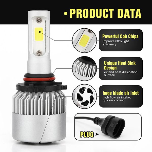 9005 h10 hb3 9145 100w 6000lm 6000k waterproof car styling led headlight high/low beam light car led headlamps bulb fog lamp white
9005 h10 hb3 9145 100w 6000lm 6000k waterproof car styling led headlight high/low beam light car led headlamps bulb fog lamp white