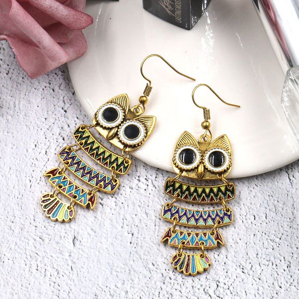 enamel owl bird earrings cute animal themed bird dangle earrings for women french wire hook drop earrings, Silver
enamel owl bird earrings cute animal themed bird dangle earrings for women french wire hook drop earrings, Silver