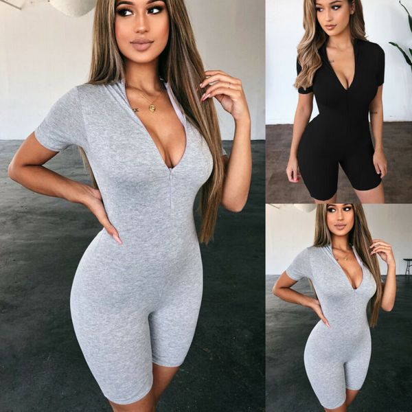 women 2020 fashion autumn bodycon playsuit on both sides jumpsuit zip up party club romper jumpsuits shorts black gray, Black;white
women 2020 fashion autumn bodycon playsuit on both sides jumpsuit zip up party club romper jumpsuits shorts black gray, Black;white