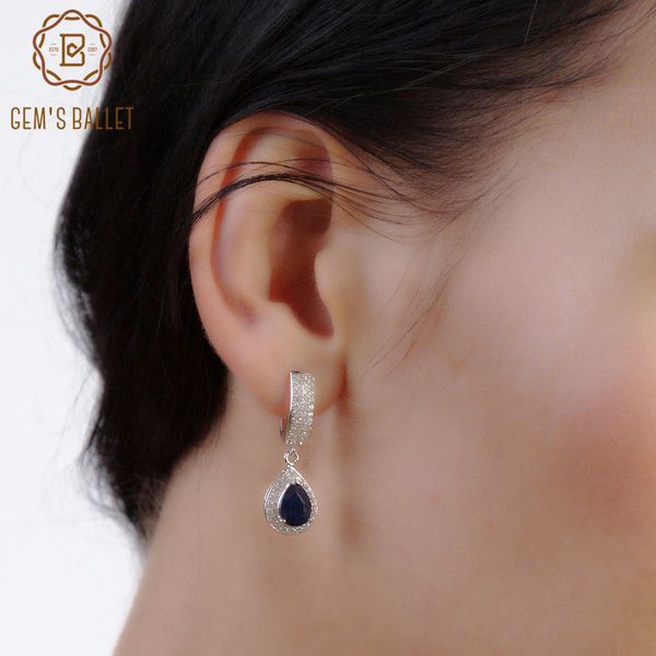 gem's ballet 1.29ct natural sapphire gemstone drop earrings genuine 925 sterling silver women's earring fine jewelry, Golden;silver
gem's ballet 1.29ct natural sapphire gemstone drop earrings genuine 925 sterling silver women's earring fine jewelry, Golden;silver