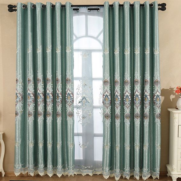 european luxury jacquard embroidered curtains rideau occultant curtains for living room bedroom custom l drapes m115#4
european luxury jacquard embroidered curtains rideau occultant curtains for living room bedroom custom l drapes m115#4