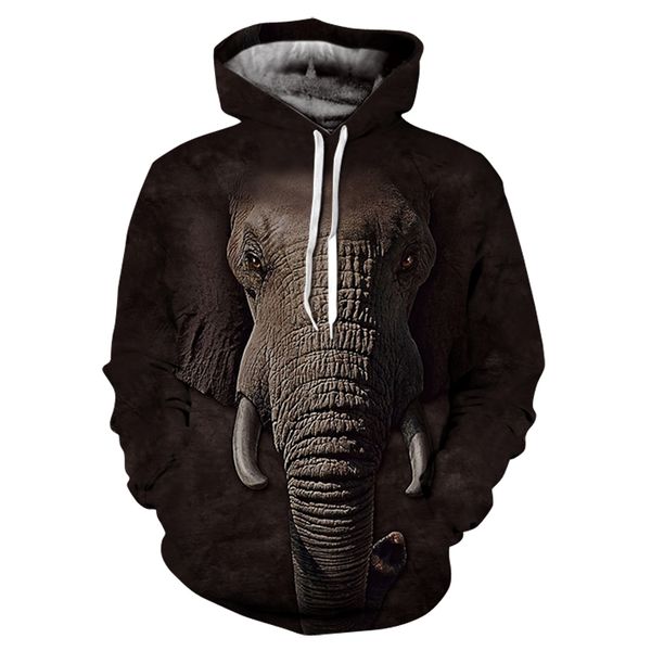 new fall/winter 3d cuddly elephant hoodie 3d hoodie pullover cool long-sleeved jacket stylish men's, Black
new fall/winter 3d cuddly elephant hoodie 3d hoodie pullover cool long-sleeved jacket stylish men's, Black