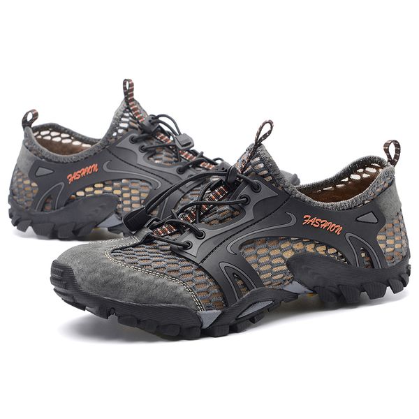 mens casual shoes cow suede leather walking outdoor shoes man soft comfortable summer breathable mesh, Black
mens casual shoes cow suede leather walking outdoor shoes man soft comfortable summer breathable mesh, Black