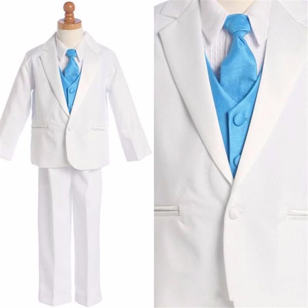 boys wedding attire children suits white jacket pants blue vest kid suits /boy's custom-made suit boys formal dresses for, Black
boys wedding attire children suits white jacket pants blue vest kid suits /boy's custom-made suit boys formal dresses for, Black