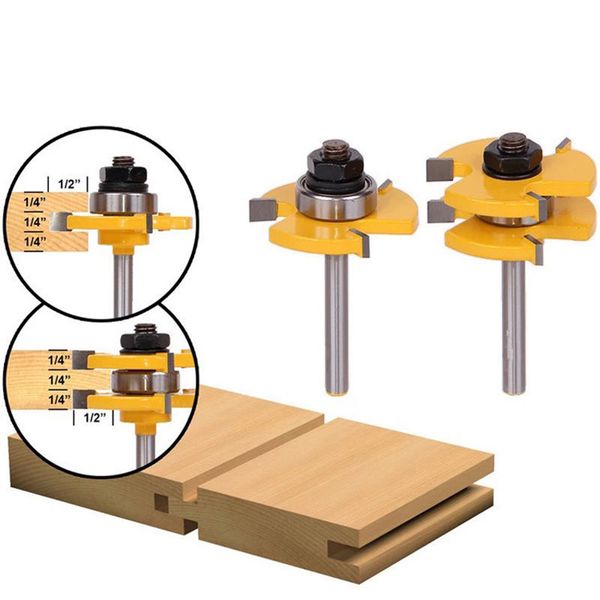 3 teeth t-shape wood milling cutter tongue and groove set 1/4 inch shank router bit 8mm shank t-slot keyhole router bits
3 teeth t-shape wood milling cutter tongue and groove set 1/4 inch shank router bit 8mm shank t-slot keyhole router bits