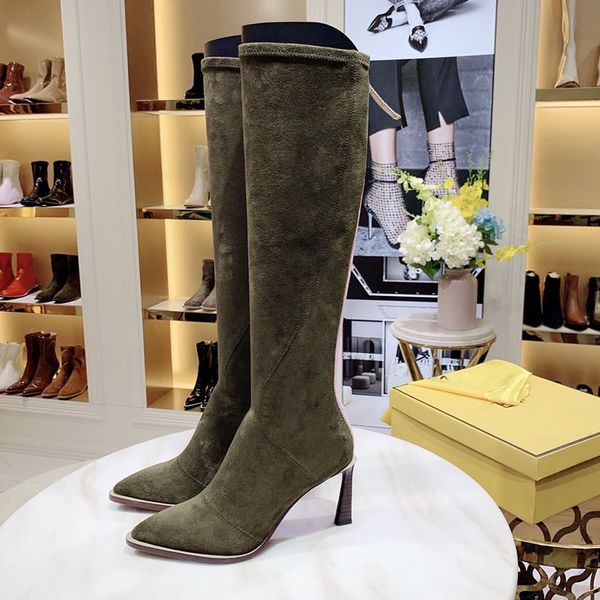 new winter fashion women's boots luxury designer women's casual shoes street popular over the knee zipper boots, Black
new winter fashion women's boots luxury designer women's casual shoes street popular over the knee zipper boots, Black