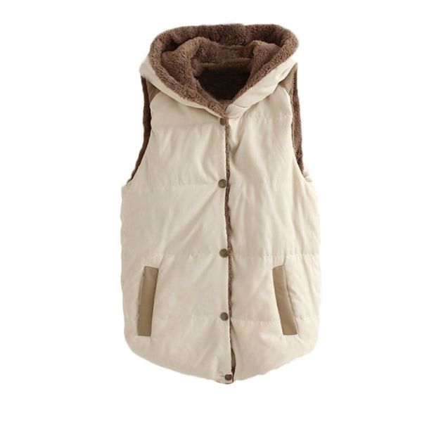 jaycosin women's vest coat 2019 fashion hooded thick cotton padded slim jacket vests ladies warm coat long solid pockets coats, Black;white
jaycosin women's vest coat 2019 fashion hooded thick cotton padded slim jacket vests ladies warm coat long solid pockets coats, Black;white
