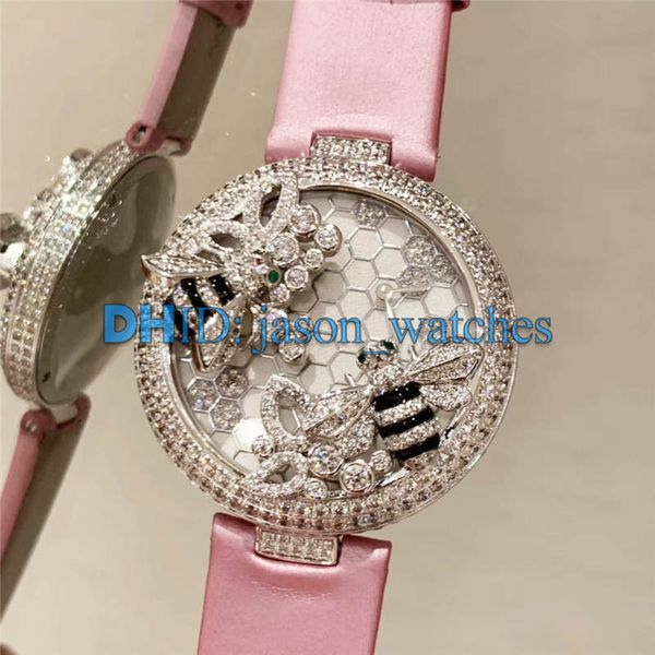 gold bee diamond woman designer luxury watches yellow dial import swiss quartz movement watch ribbon strap fashion wristwatch with box c43, Slivery;brown
gold bee diamond woman designer luxury watches yellow dial import swiss quartz movement watch ribbon strap fashion wristwatch with box c43, Slivery;brown