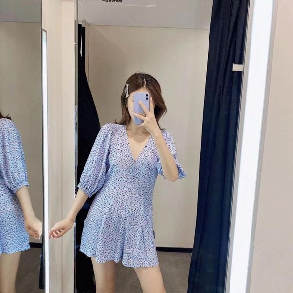 women summer jumpsuit printed half sleeves fashion casual bodysuits combinaison body femme monos mujer, Black;white
women summer jumpsuit printed half sleeves fashion casual bodysuits combinaison body femme monos mujer, Black;white