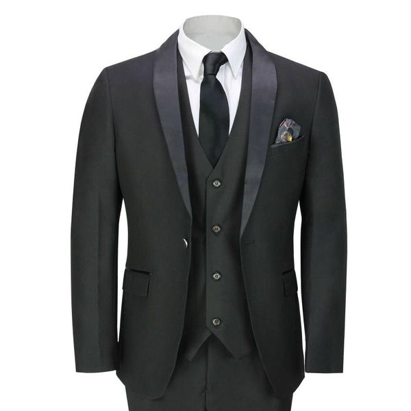 new men's tuxedo suits formal wedding black satin shawl lapel dinner jacket 3 pieces (jacket & pant & vest) custom suits q114, White;black
new men's tuxedo suits formal wedding black satin shawl lapel dinner jacket 3 pieces (jacket & pant & vest) custom suits q114, White;black