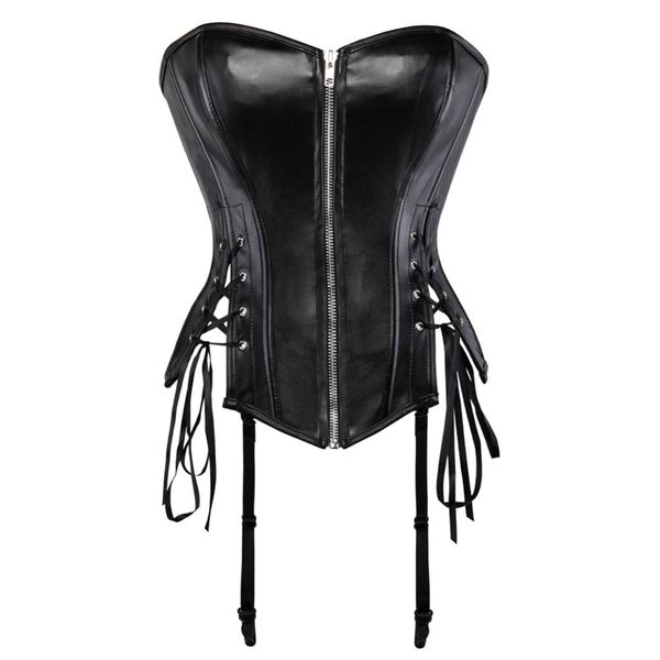 bustiers & corsets fashion faux leather overbust corset zipper pu clothing waist cincher bustier clubwear lingerie lace up boned, Black;white
bustiers & corsets fashion faux leather overbust corset zipper pu clothing waist cincher bustier clubwear lingerie lace up boned, Black;white