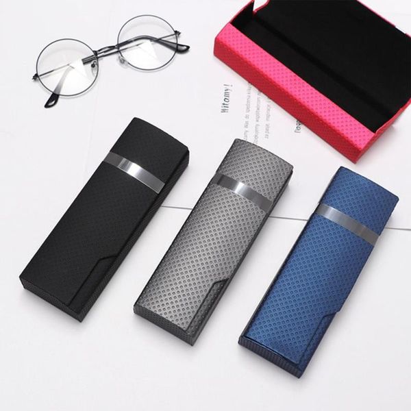 fashion men women spectacle case portable sunglass box glasses hard handmade square fold box, Silver
fashion men women spectacle case portable sunglass box glasses hard handmade square fold box, Silver