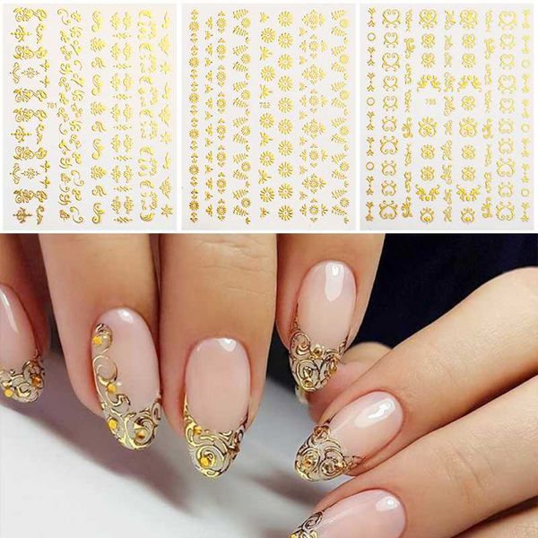 1 sheet 3d gold leaf flower design transfer stickers decals decoration nail art accessories diy tips papers, Black
1 sheet 3d gold leaf flower design transfer stickers decals decoration nail art accessories diy tips papers, Black