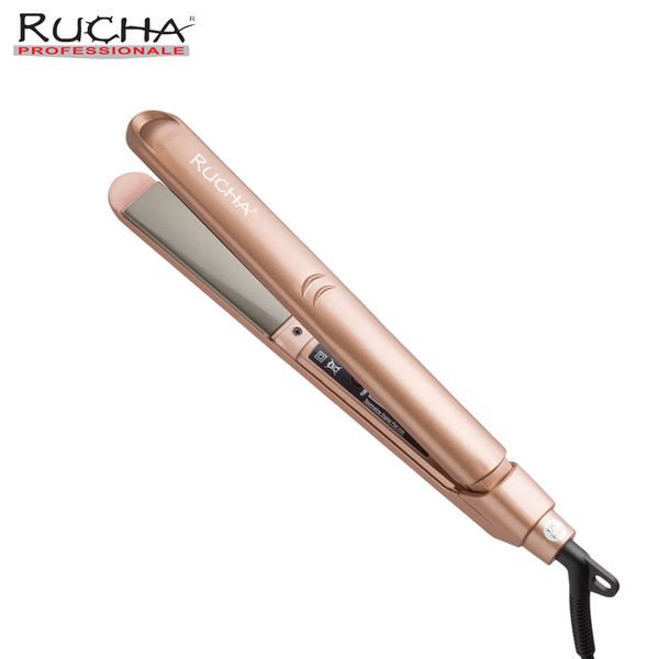 rucha 110-240v tourmaline ceramic hair straightening iron flat iron led hair tools professional curling straightener curler, Black
rucha 110-240v tourmaline ceramic hair straightening iron flat iron led hair tools professional curling straightener curler, Black