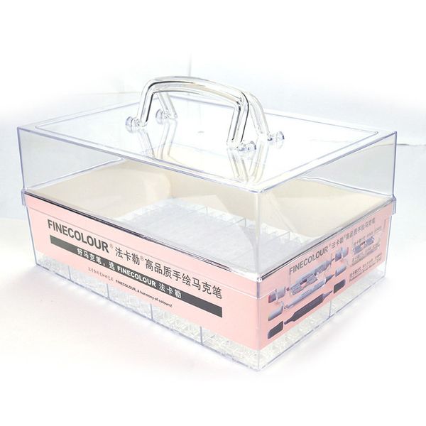 finecolour portable multi-function storage box marker special plastic box 240 holes suitable for ef100/101/102 durable strong
finecolour portable multi-function storage box marker special plastic box 240 holes suitable for ef100/101/102 durable strong