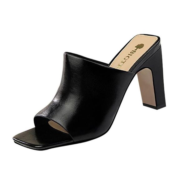 ladies fashion high heels simple square toe sandals summer lady black thick heel high heel square head word fish mouth
ladies fashion high heels simple square toe sandals summer lady black thick heel high heel square head word fish mouth